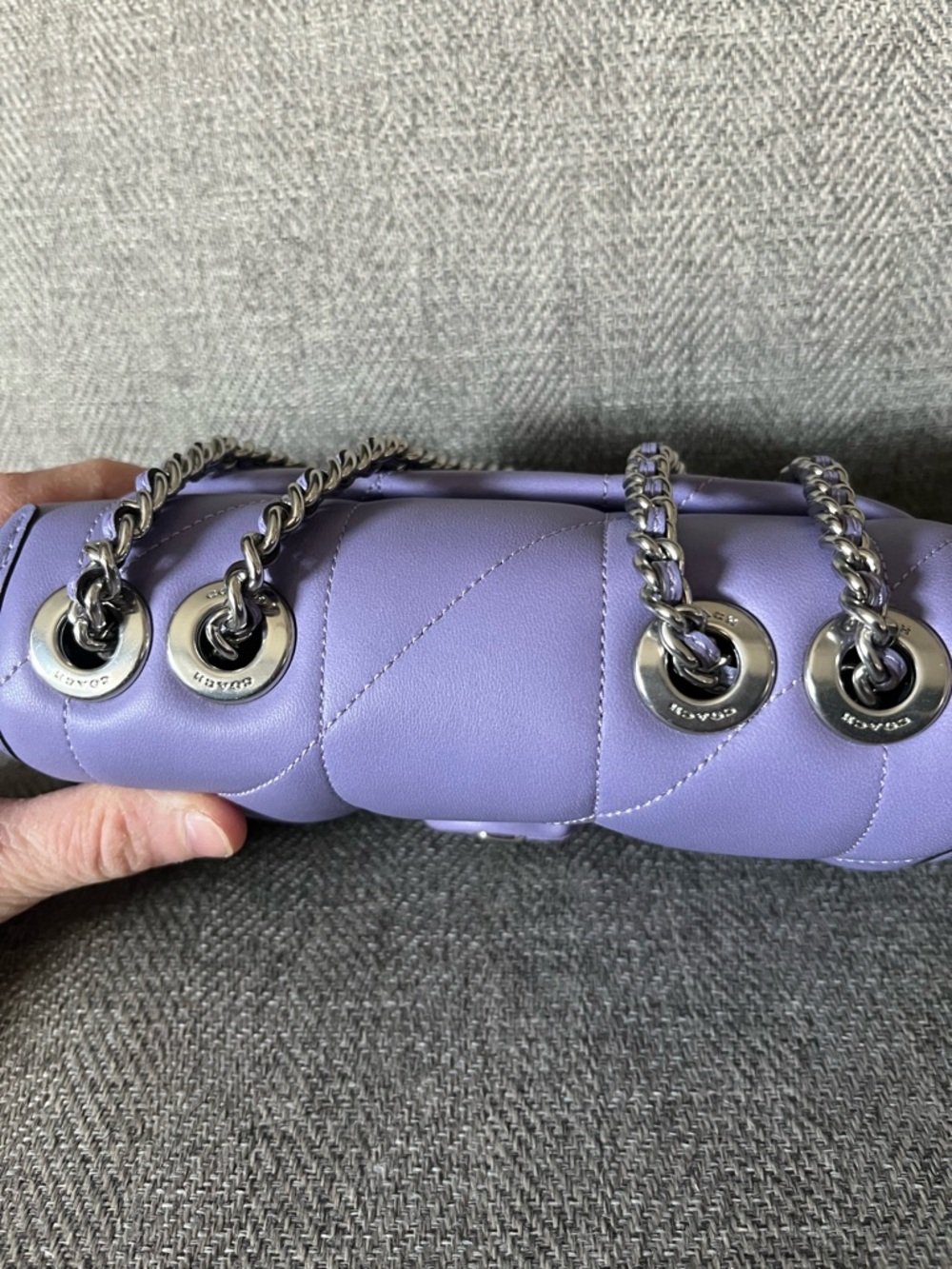 Coach Pillow Madison 18 Light Violet - Picture 12 of 16